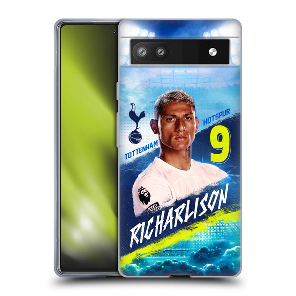 Tottenham Hotspur F.C. 2023/24 First Team Richarlison Soft Gel Case for Google Pixel 6a