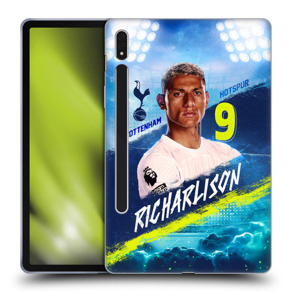 Tottenham Hotspur F.C. 2023/24 First Team Richarlison Soft Gel Case for Samsung Galaxy Tab S8