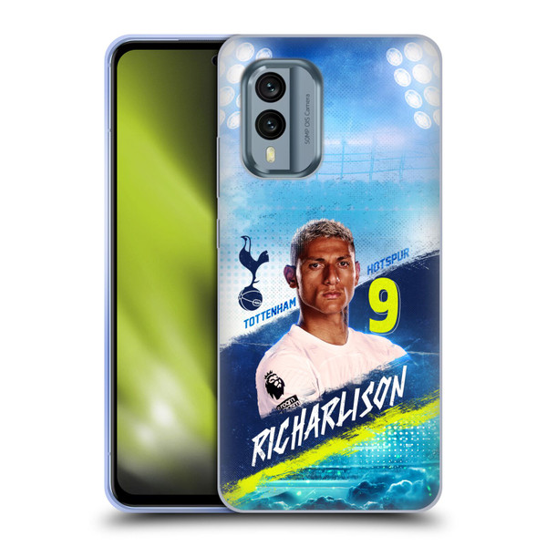 Tottenham Hotspur F.C. 2023/24 First Team Richarlison Soft Gel Case for Nokia X30