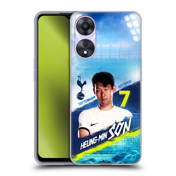 Tottenham Hotspur F.C. 2023/24 First Team Son Heung-Min Soft Gel Case for OPPO A78 5G