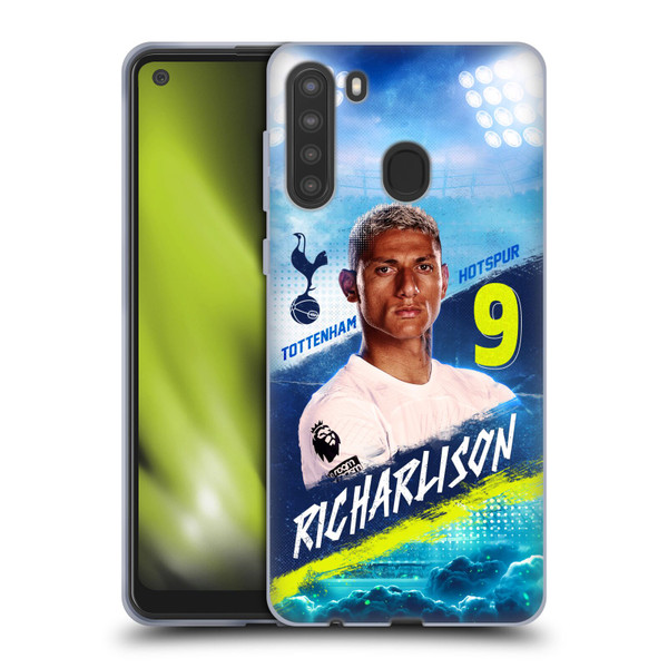 Tottenham Hotspur F.C. 2023/24 First Team Richarlison Soft Gel Case for Samsung Galaxy A21 (2020)