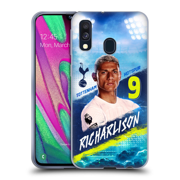 Tottenham Hotspur F.C. 2023/24 First Team Richarlison Soft Gel Case for Samsung Galaxy A40 (2019)