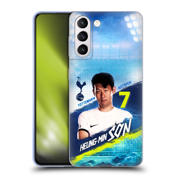 Tottenham Hotspur F.C. 2023/24 First Team Son Heung-Min Soft Gel Case for Samsung Galaxy S21+ 5G
