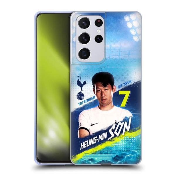 Tottenham Hotspur F.C. 2023/24 First Team Son Heung-Min Soft Gel Case for Samsung Galaxy S21 Ultra 5G