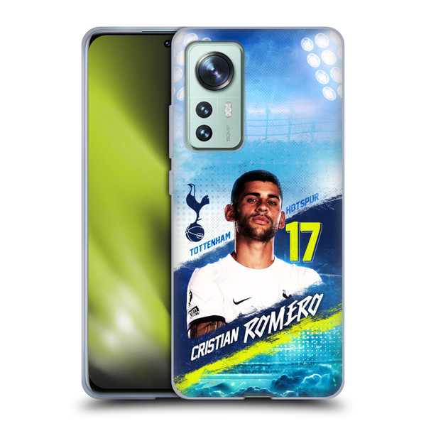 Tottenham Hotspur F.C. 2023/24 First Team Cristian Romero Soft Gel Case for Xiaomi 12