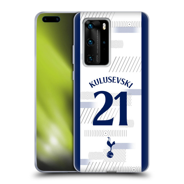 Tottenham Hotspur F.C. 2023/24 Players Dejan Kulusevski Soft Gel Case for Huawei P40 Pro / P40 Pro Plus 5G