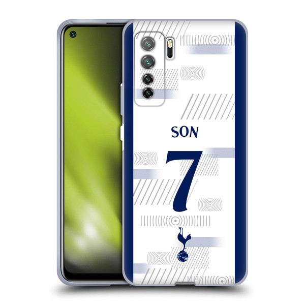 Tottenham Hotspur F.C. 2023/24 Players Son Heung-Min Soft Gel Case for Huawei Nova 7 SE/P40 Lite 5G