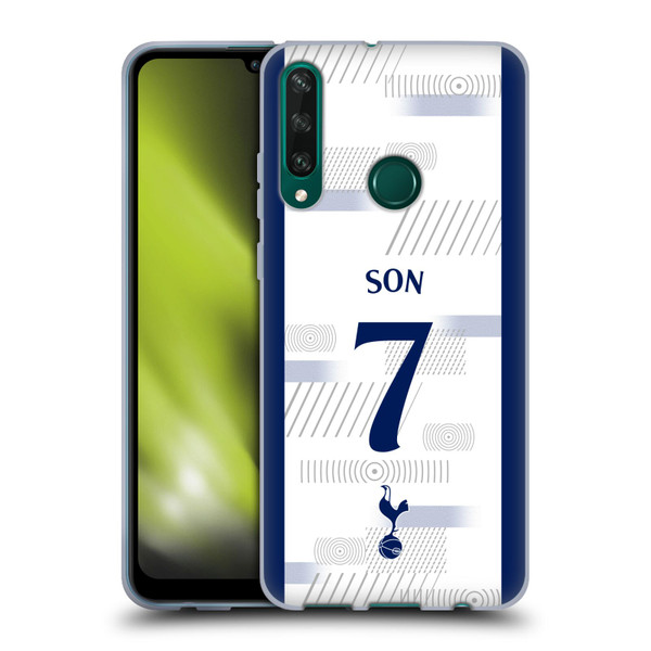 Tottenham Hotspur F.C. 2023/24 Players Son Heung-Min Soft Gel Case for Huawei Y6p
