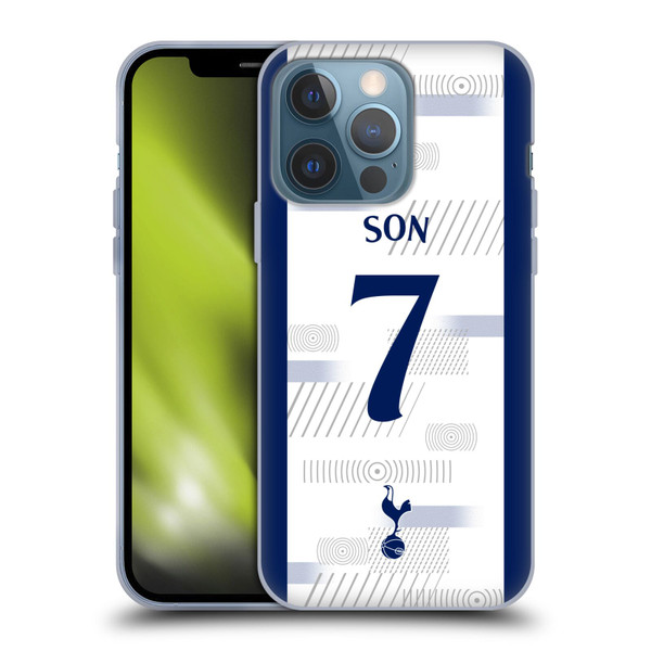 Tottenham Hotspur F.C. 2023/24 Players Son Heung-Min Soft Gel Case for Apple iPhone 13 Pro