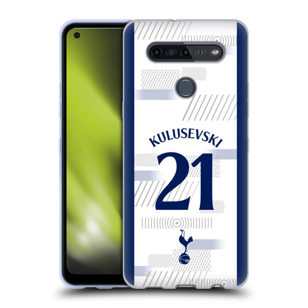 Tottenham Hotspur F.C. 2023/24 Players Dejan Kulusevski Soft Gel Case for LG K51S