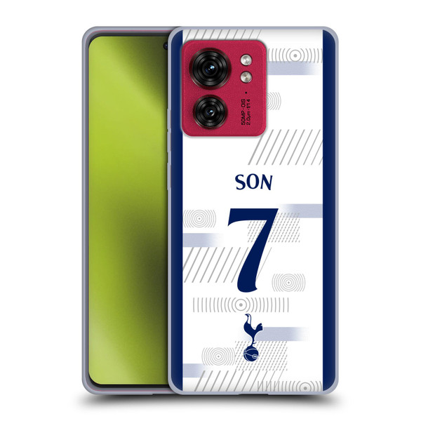 Tottenham Hotspur F.C. 2023/24 Players Son Heung-Min Soft Gel Case for Motorola Moto Edge 40