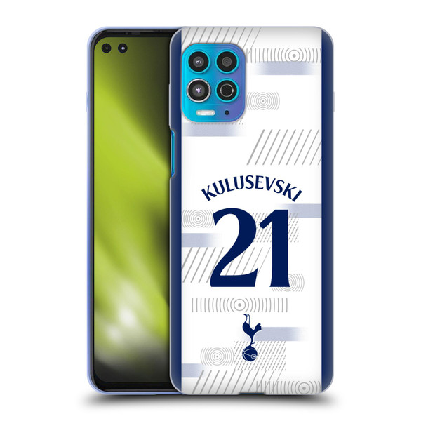 Tottenham Hotspur F.C. 2023/24 Players Dejan Kulusevski Soft Gel Case for Motorola Moto G100