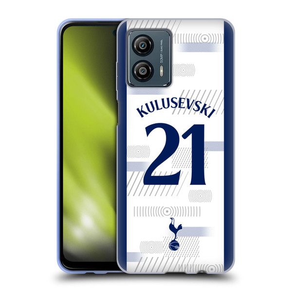 Tottenham Hotspur F.C. 2023/24 Players Dejan Kulusevski Soft Gel Case for Motorola Moto G53 5G