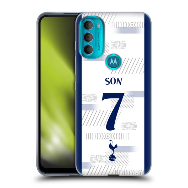 Tottenham Hotspur F.C. 2023/24 Players Son Heung-Min Soft Gel Case for Motorola Moto G71 5G