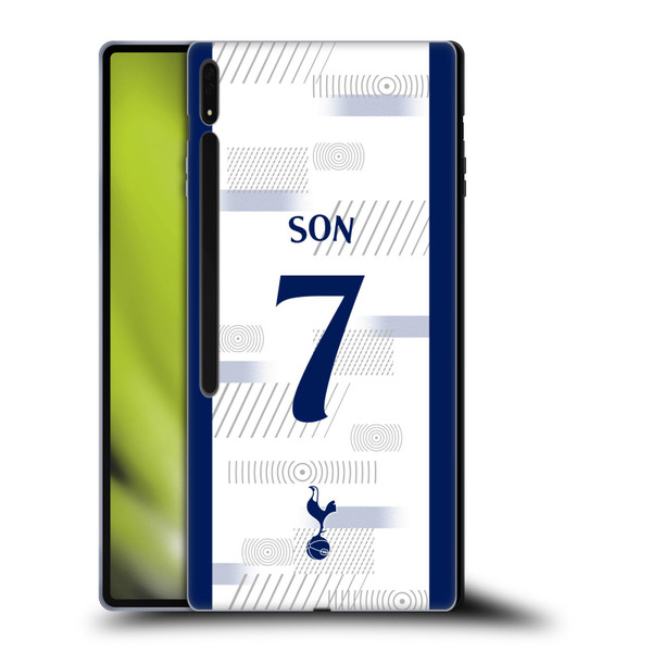 Tottenham Hotspur F.C. 2023/24 Players Son Heung-Min Soft Gel Case for Samsung Galaxy Tab S8 Ultra