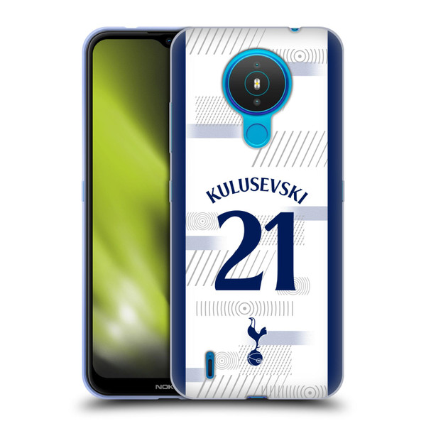 Tottenham Hotspur F.C. 2023/24 Players Dejan Kulusevski Soft Gel Case for Nokia 1.4