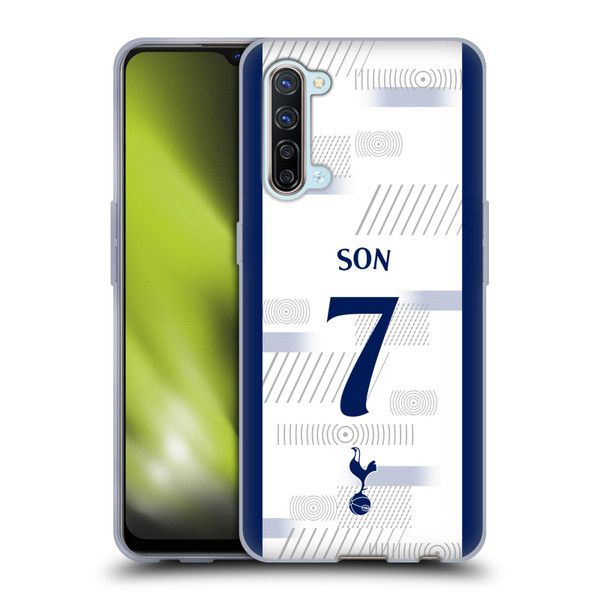 Tottenham Hotspur F.C. 2023/24 Players Son Heung-Min Soft Gel Case for OPPO Find X2 Lite 5G