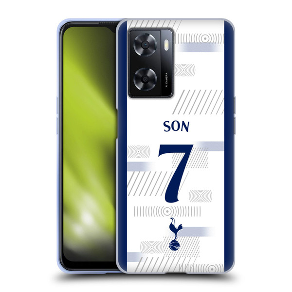 Tottenham Hotspur F.C. 2023/24 Players Son Heung-Min Soft Gel Case for OPPO A57s