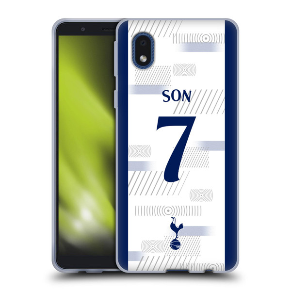 Tottenham Hotspur F.C. 2023/24 Players Son Heung-Min Soft Gel Case for Samsung Galaxy A01 Core (2020)