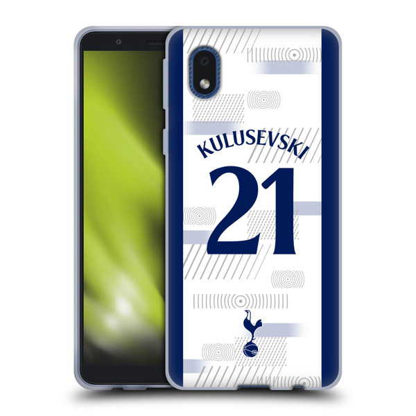 Tottenham Hotspur F.C. 2023/24 Players Dejan Kulusevski Soft Gel Case for Samsung Galaxy A01 Core (2020)