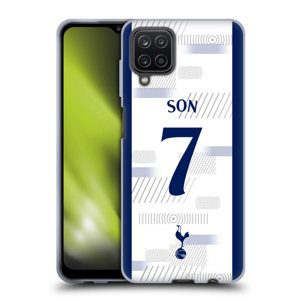 Tottenham Hotspur F.C. 2023/24 Players Son Heung-Min Soft Gel Case for Samsung Galaxy A12 (2020)