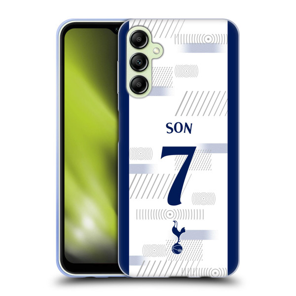 Tottenham Hotspur F.C. 2023/24 Players Son Heung-Min Soft Gel Case for Samsung Galaxy A14 5G