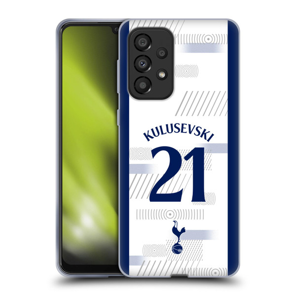 Tottenham Hotspur F.C. 2023/24 Players Dejan Kulusevski Soft Gel Case for Samsung Galaxy A33 5G (2022)