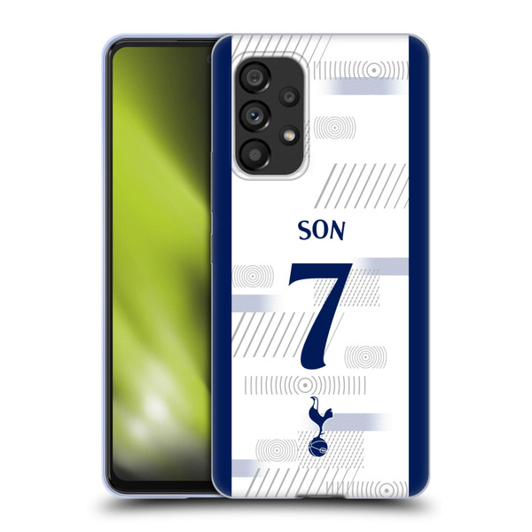 Tottenham Hotspur F.C. 2023/24 Players Son Heung-Min Soft Gel Case for Samsung Galaxy A53 5G (2022)