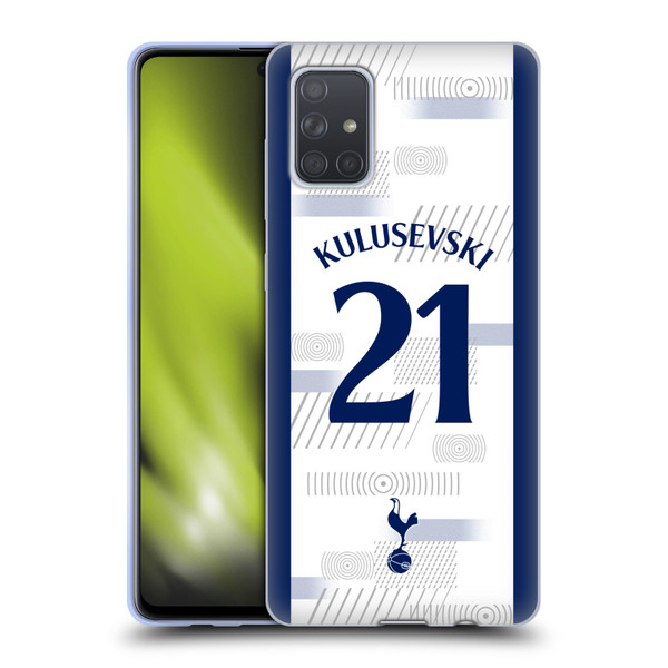 Tottenham Hotspur F.C. 2023/24 Players Dejan Kulusevski Soft Gel Case for Samsung Galaxy A71 (2019)