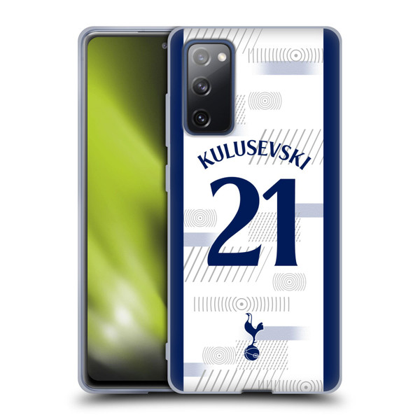 Tottenham Hotspur F.C. 2023/24 Players Dejan Kulusevski Soft Gel Case for Samsung Galaxy S20 FE / 5G