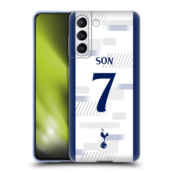 Tottenham Hotspur F.C. 2023/24 Players Son Heung-Min Soft Gel Case for Samsung Galaxy S21 5G