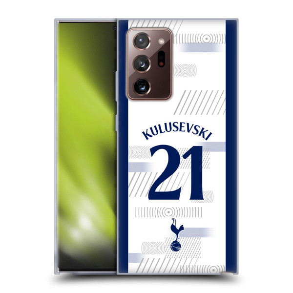 Tottenham Hotspur F.C. 2023/24 Players Dejan Kulusevski Soft Gel Case for Samsung Galaxy Note20 Ultra / 5G