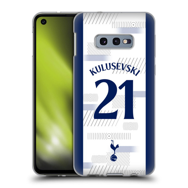 Tottenham Hotspur F.C. 2023/24 Players Dejan Kulusevski Soft Gel Case for Samsung Galaxy S10e