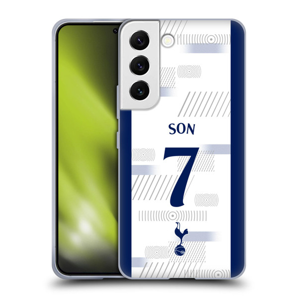 Tottenham Hotspur F.C. 2023/24 Players Son Heung-Min Soft Gel Case for Samsung Galaxy S22 5G