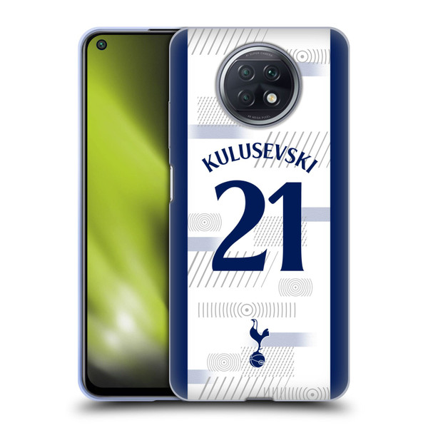 Tottenham Hotspur F.C. 2023/24 Players Dejan Kulusevski Soft Gel Case for Xiaomi Redmi Note 9T 5G