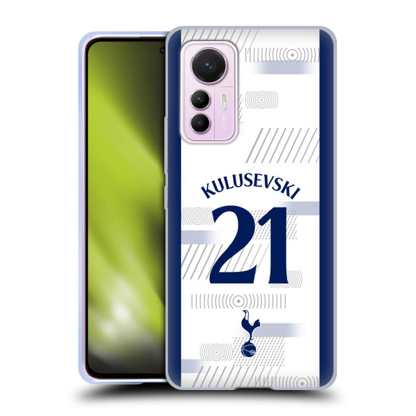 Tottenham Hotspur F.C. 2023/24 Players Dejan Kulusevski Soft Gel Case for Xiaomi 12 Lite