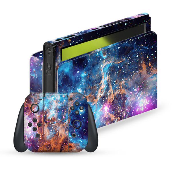 Cosmo18 Art Mix Lobster Nebula Vinyl Sticker Skin Decal Cover for Nintendo Switch OLED