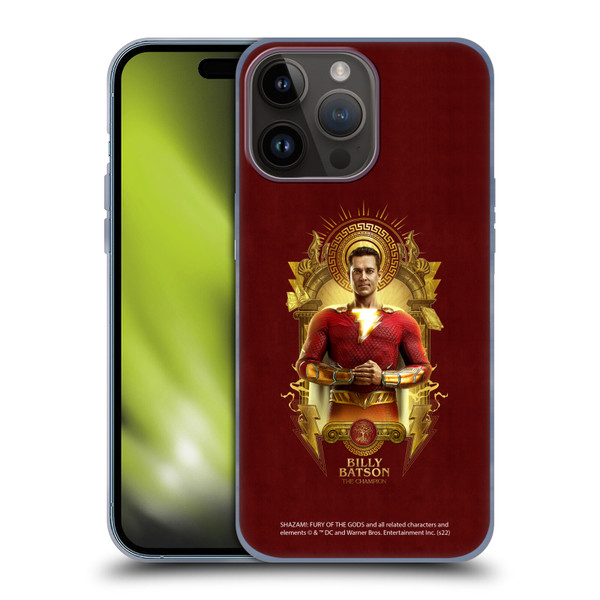 Shazam!: Fury Of The Gods Graphics Billy Soft Gel Case for Apple iPhone 15 Pro Max