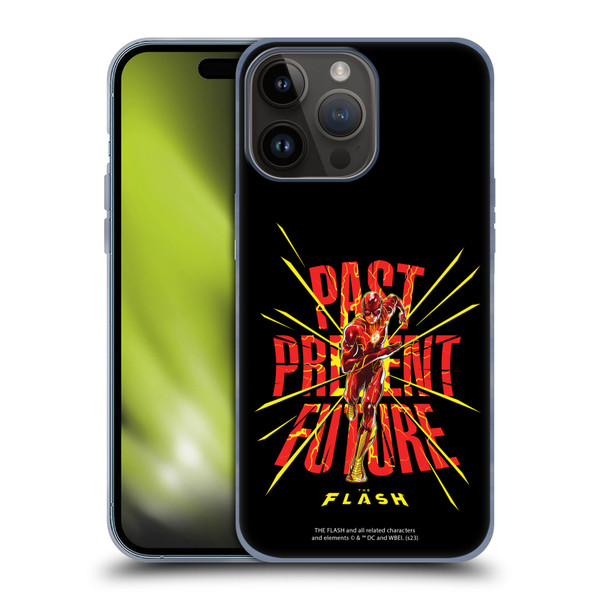 The Flash 2023 Graphics Speed Force Soft Gel Case for Apple iPhone 15 Pro Max