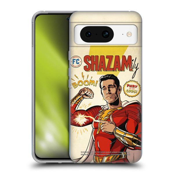 Shazam!: Fury Of The Gods Graphics Comic Soft Gel Case for Google Pixel 8