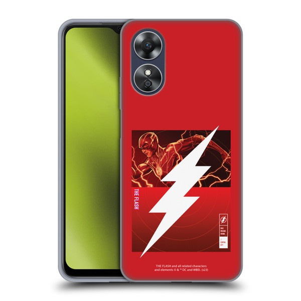 The Flash 2023 Graphics Barry Allen Logo Soft Gel Case for OPPO A17