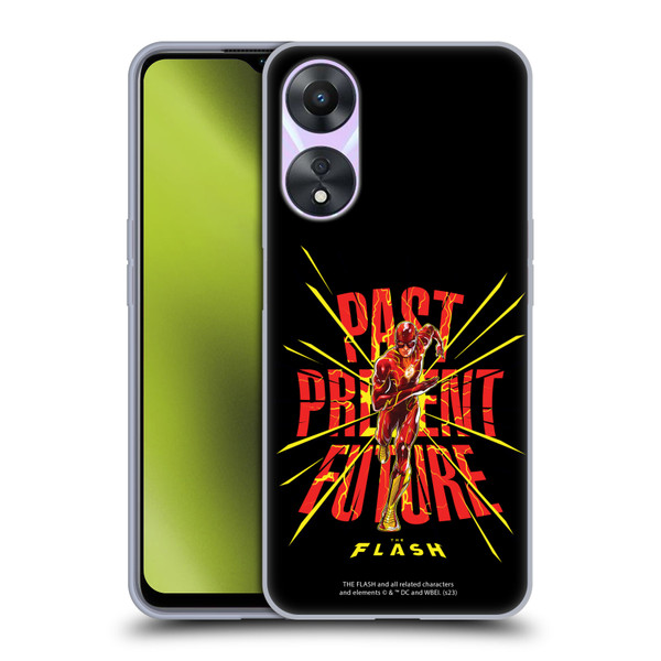 The Flash 2023 Graphics Speed Force Soft Gel Case for OPPO A78 5G