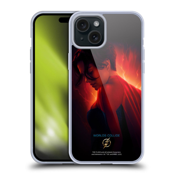 The Flash 2023 Poster Supergirl Soft Gel Case for Apple iPhone 15 Plus & MagSafe