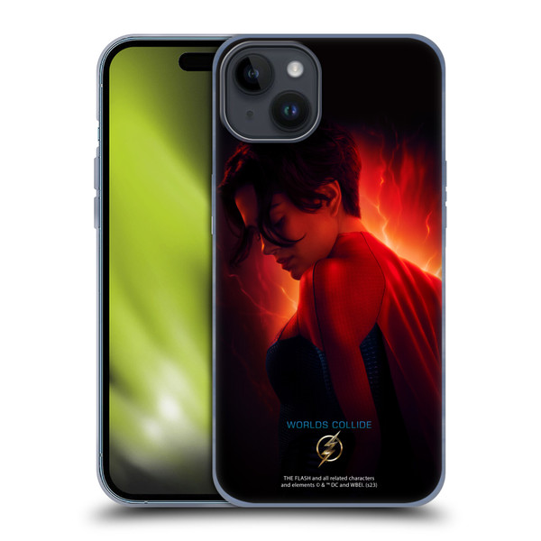 The Flash 2023 Poster Supergirl Soft Gel Case for Apple iPhone 15 Plus