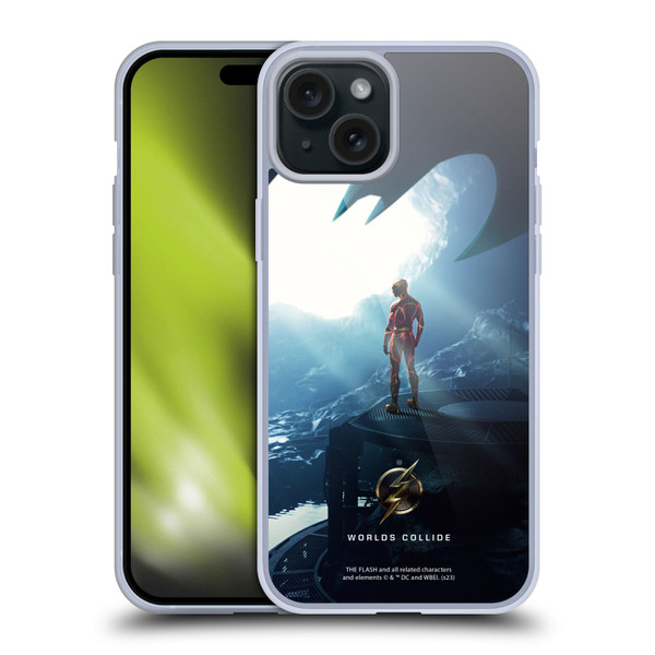 The Flash 2023 Poster Key Art Soft Gel Case for Apple iPhone 15 Plus & MagSafe