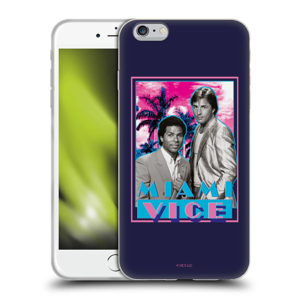 Miami Vice Art Gotchya Soft Gel Case for Apple iPhone 6 Plus / iPhone 6s Plus