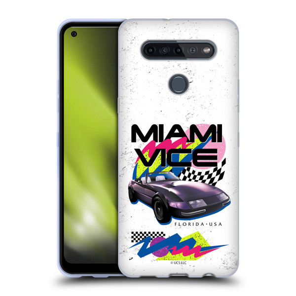 Miami Vice Art Car Soft Gel Case for LG K51S