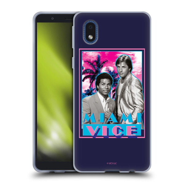 Miami Vice Art Gotchya Soft Gel Case for Samsung Galaxy A01 Core (2020)