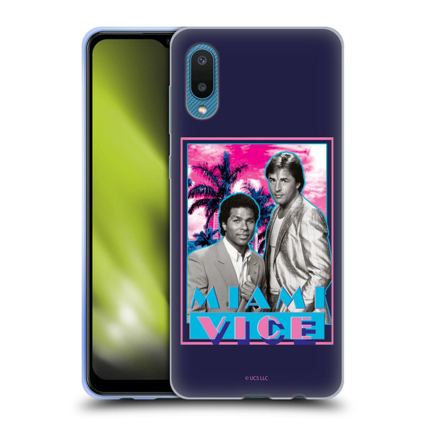 Miami Vice Art Gotchya Soft Gel Case for Samsung Galaxy A02/M02 (2021)
