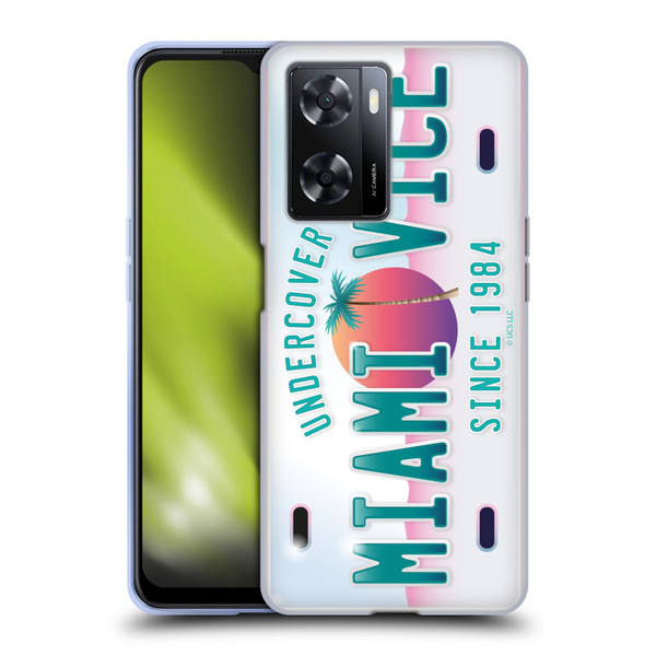 Miami Vice Graphics Uncover Plate Soft Gel Case for OPPO A57s